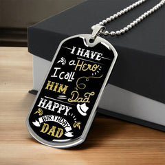 Dog Tag for Dad – Hero Birthday Gift Keepsake