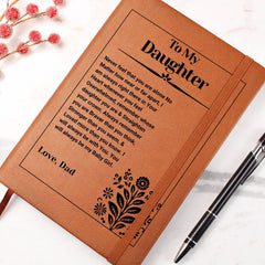 Gifts for Daughter, Thoughtful Gift for Daughter, Journal With Heartfelt Engraved Words