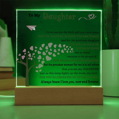 Birthday Gift for Daughter, Acrylic Plaque for Daughter