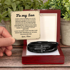 Bracelet Gift to My Son, Meaningful Mother & Son Jewelry, Symbol of Strength