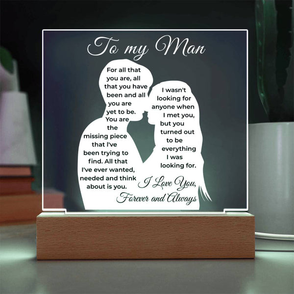 You’re the Piece My Heart Was Missing - LED Acrylic Plaque