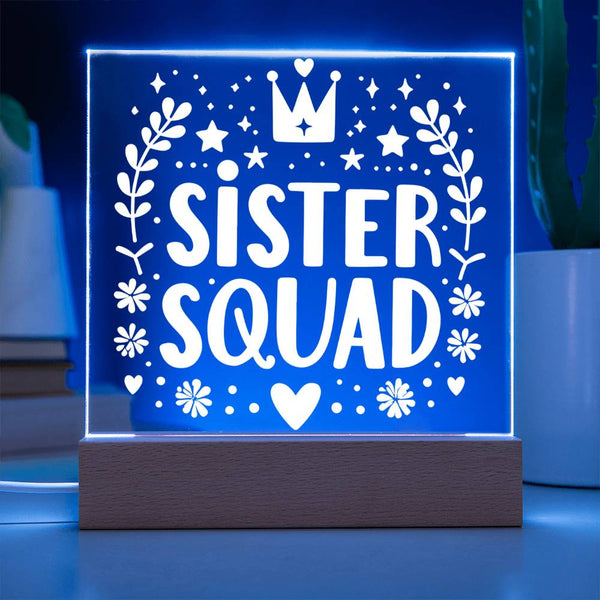 Sister Squad – Crowned in Love Plaque