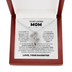 To My Loving Mom - I’m So Lucky to Have You in My Life Necklace from Daughter