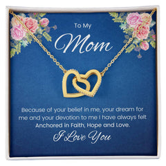 To My Mom Gift – Anchored in Love Necklace