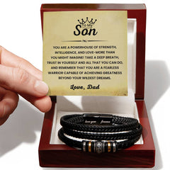 To My Son - A Gift of Strength, Belief, and Endless Love from Mom and Dad