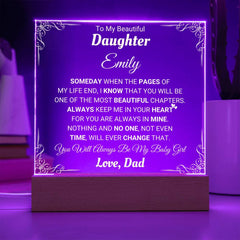 Gift for Daughter From Dad, Birthday, Graduation & Christmas