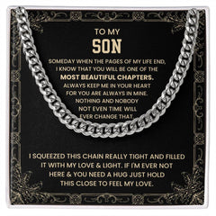 To My Son – 'Always in My Heart' Necklace from Parent