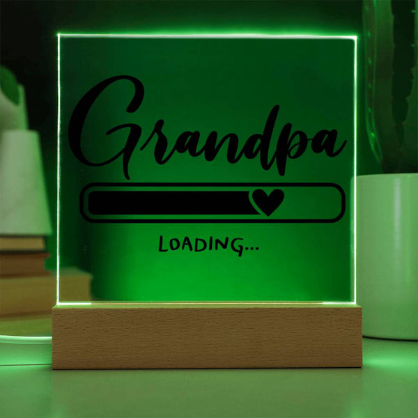 Grandpa Loading... - New Grandpa LED Plaque