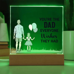 Personalized Acrylic Plaque for Dad from Daughter – Unique Gift for Father's Day