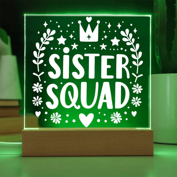 Sister Squad – Crowned in Love Plaque
