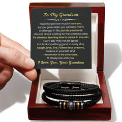 To My Grandson - A Touching Gift from Grandpa or Grandma