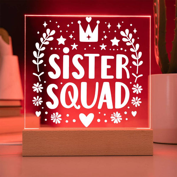 Sister Squad – Crowned in Love Plaque
