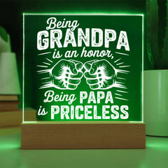 Being Grandpa Is an Honor, Being Papa Is Priceless
