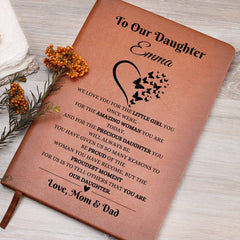 Daughter Journal Gift, Gifts for Daughter, Loving Notebook With Words of Encouragement