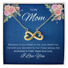 To My Mom Gift – Anchored in Love Necklace