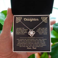 Gift From Father to Daughter, Gift For Daughter, Precious Daughter Necklace, Meaningful Gift For Her